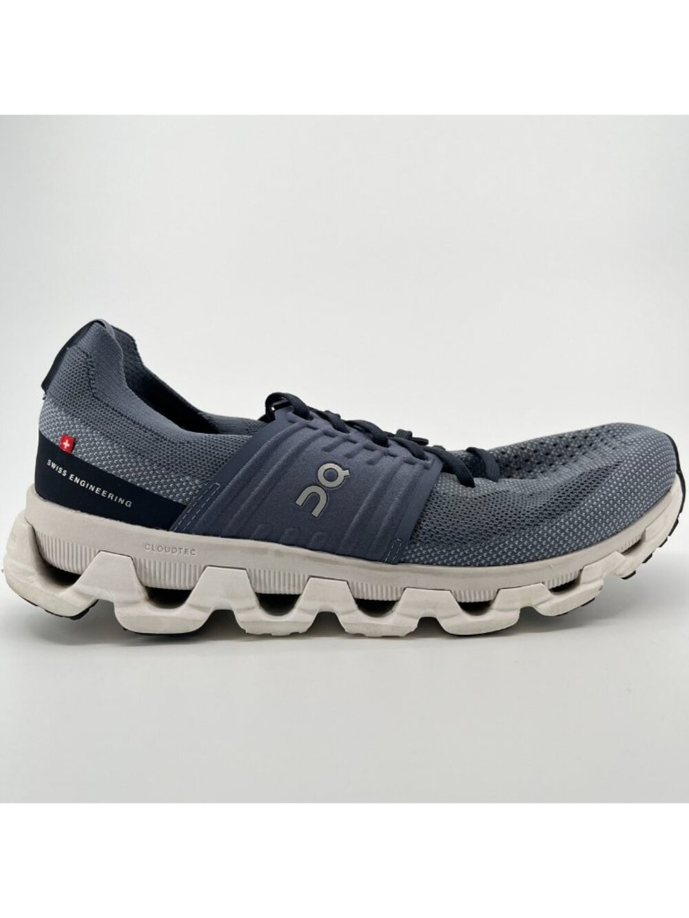 On Cloudswift 3 Women Size 11 Blue White Athletic Running Walking Shoes Sneakers
